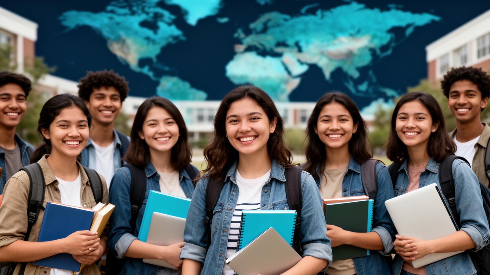 Diverse international students